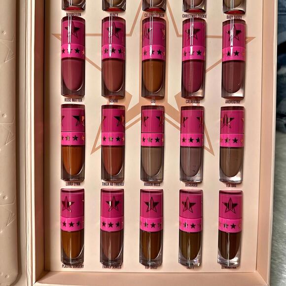 NEW Jeffree Star Mini Nude Liquid Lipstick Vault Collection of 25 - Picture 6 of 11